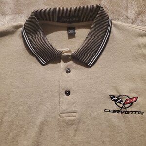 Inner Harbor Men's Polo Style Shirt with Embroidered Corvette C-5 Logo, Size XXL